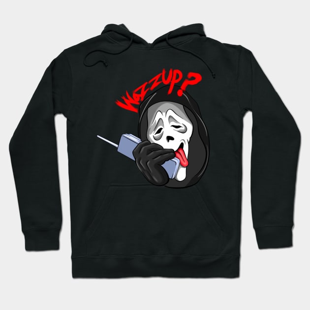 Ghostface wazzup Hoodie by JackDraws88